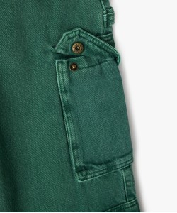 Jean coloré coupe Cargo Straight fille - Camps United